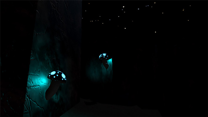Screenshot of the game The Abyss, showing the plant inside the Unity Editor
